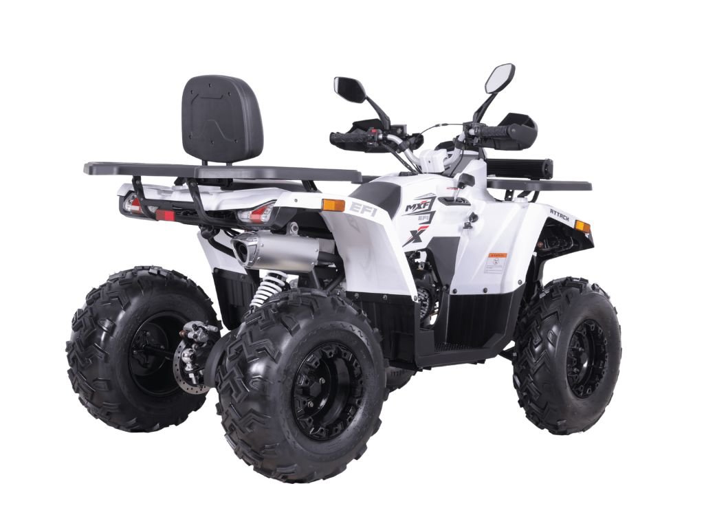 MXF Attack 200 Branco Diagonal Traseira