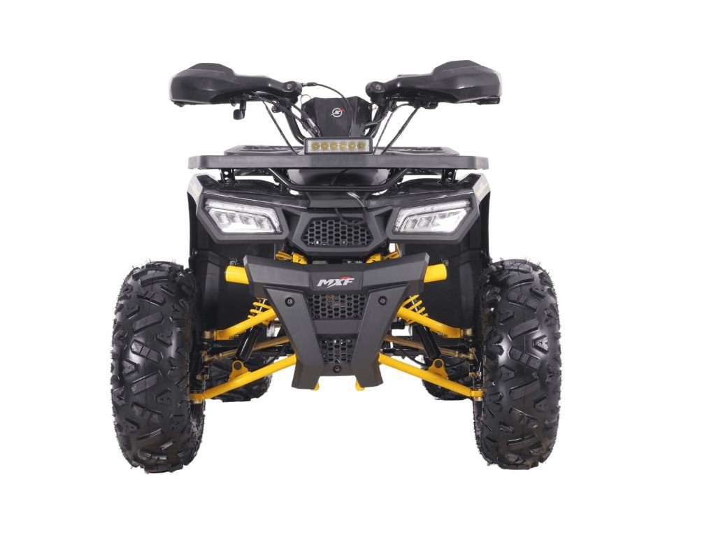 MXF Brave 125 Preto_Amarelo Frente